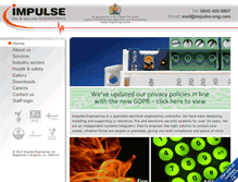 Tablet Screenshot of impulse-eng.com